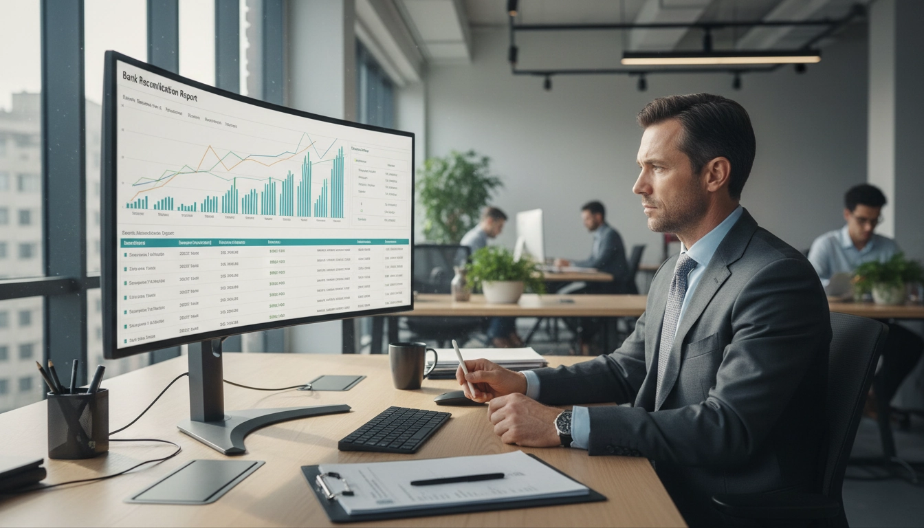 Directeur financier effectuant le rapprochement bancaire des flux de ventes dans Odoo