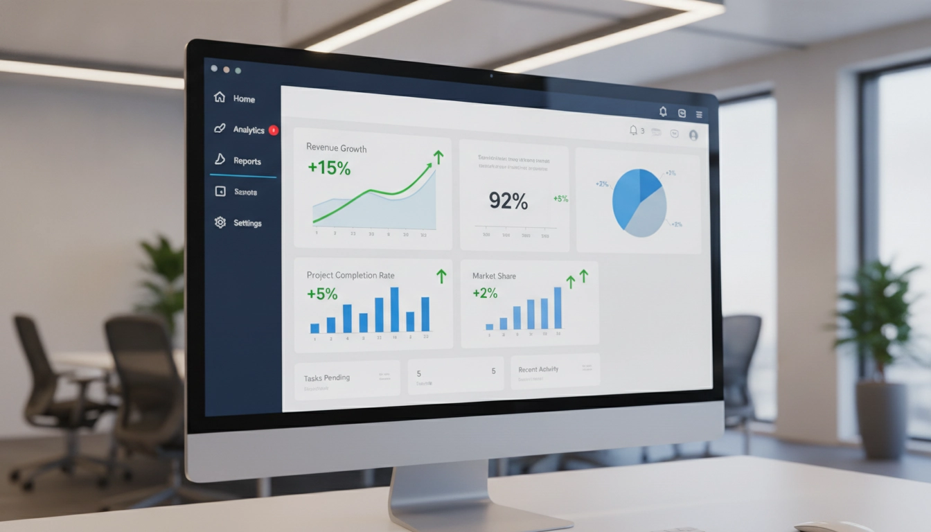 Interface de gestion montrant des alertes automatisations tableaux de bord Odoo processus décisionnels efficaces.