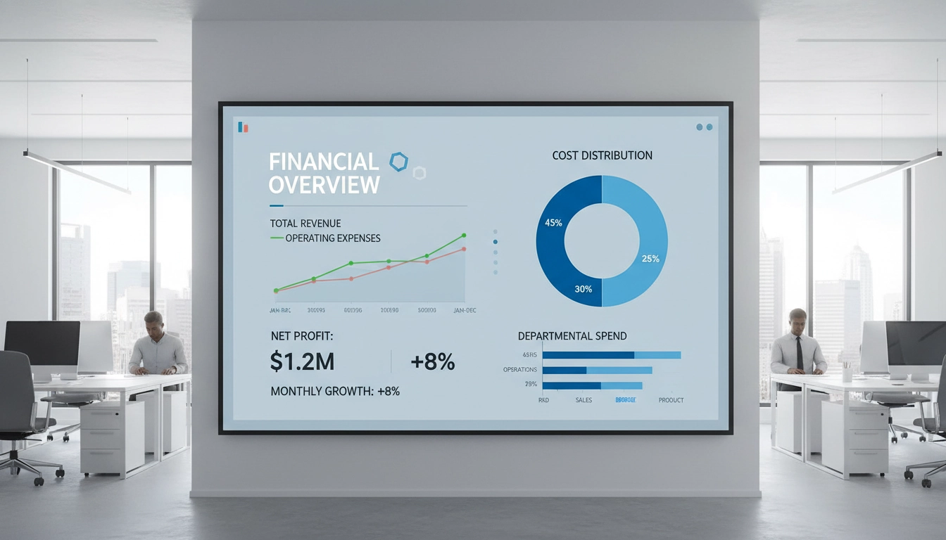 Interface de tableau de bord illustrant les bonnes pratiques optimisation comptabilité analytique Odoo.