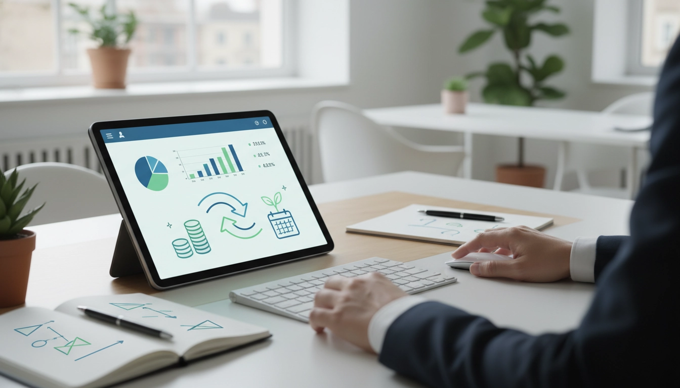 Interface de budgétisation Odoo montrant un tableau de bord de planification financière avec graphiques et indicateurs clés
