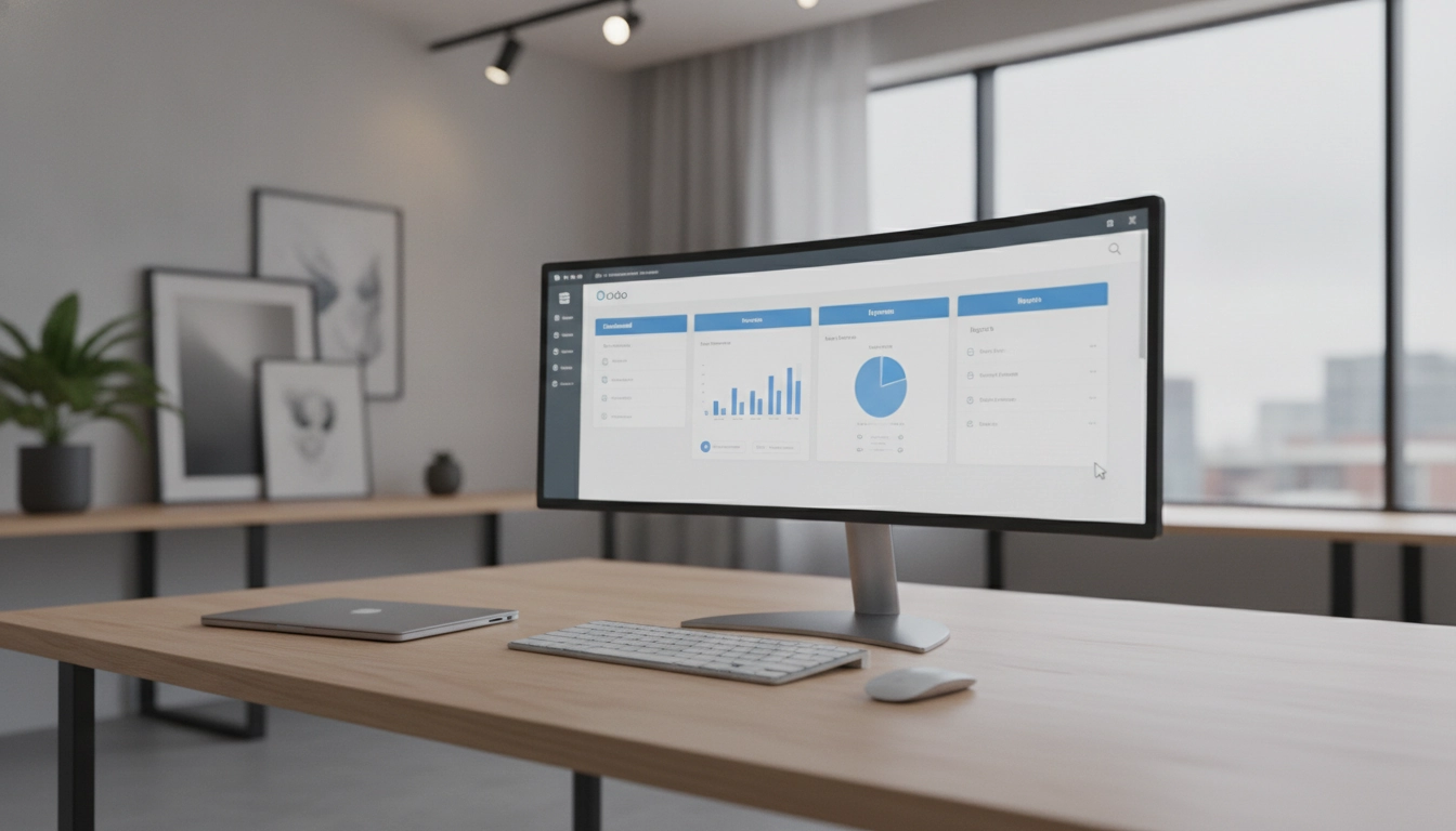 Interface logicielle facilitant la comptabilisation immobilisations odoo module achats pour les entreprises