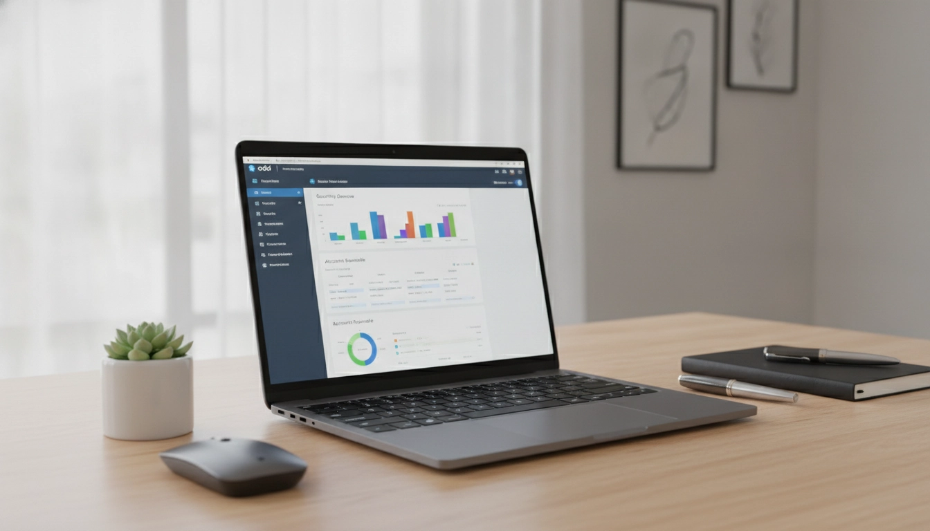 Un tableau de bord professionnel pour configurer axes analytiques Odoo efficacement.