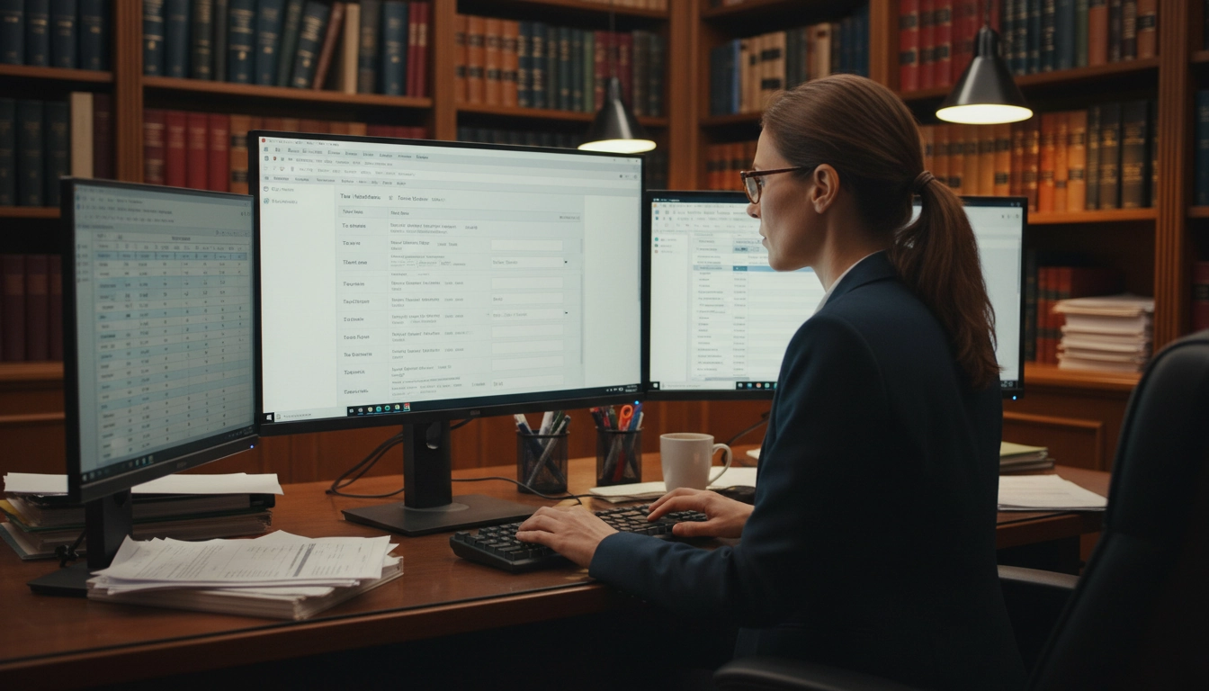 Comptable configurant les paramètres de TVA dans le module de déclarations fiscales Odoo