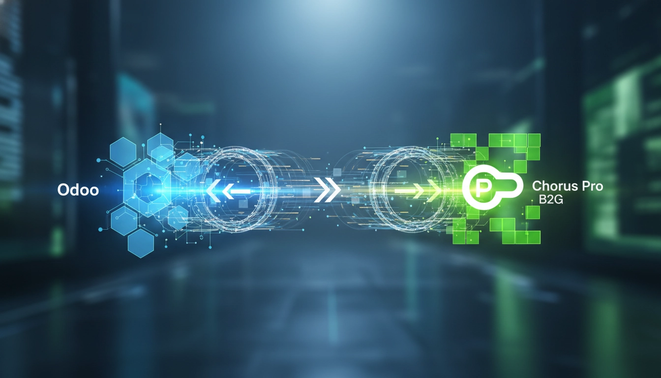 Interface Odoo connectée à Chorus Pro pour la facturation électronique B2G
