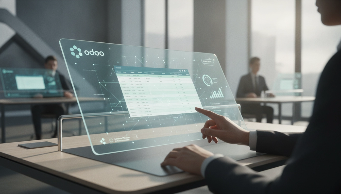 Analyse de données financières via les fonctionnalités avancées odoo spreadsheet comptabilité
