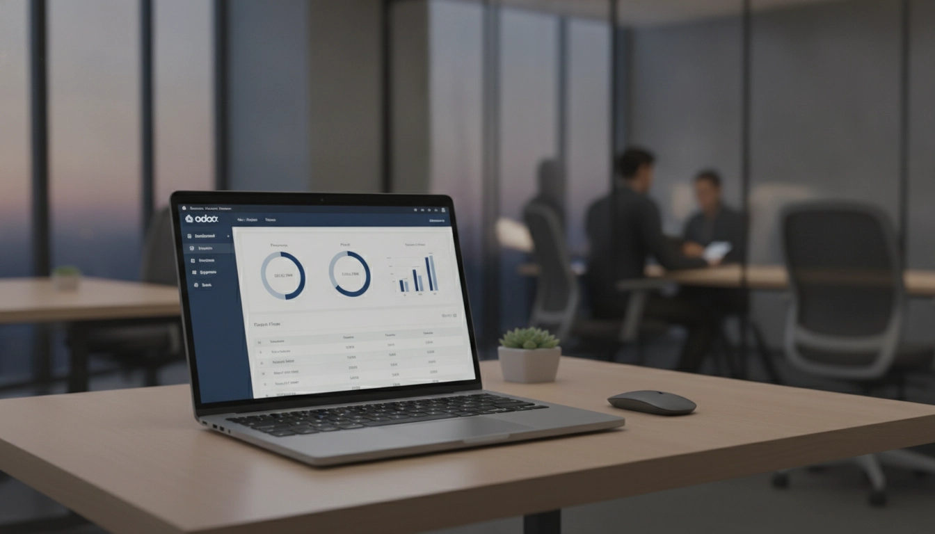Interface Odoo facilitant l'impact réconciliation bancaire Odoo clôture comptable