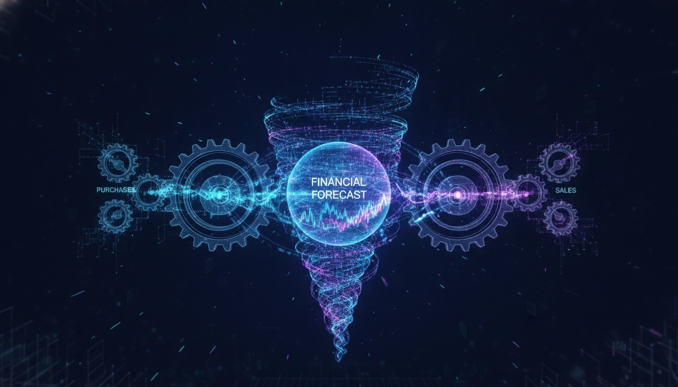 Visualisation des flux financiers et intégration des prévisions financières Odoo avec les modules achats et ventes