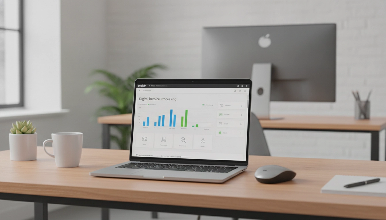Illustration des meilleures pratiques dématérialisation factures Odoo PME sur un poste de travail.