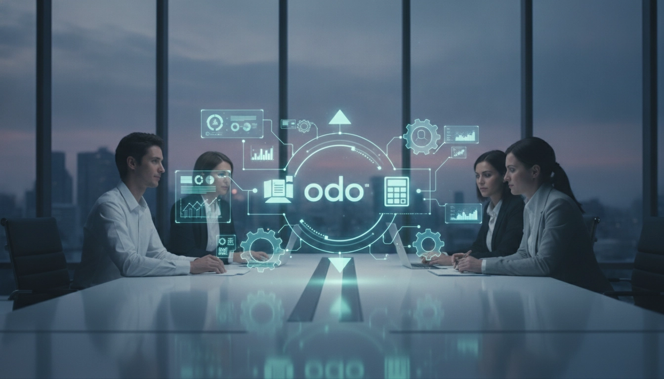 Expert comptable analysant les meilleures pratiques implémentation comptabilité Odoo sur un tableau de bord