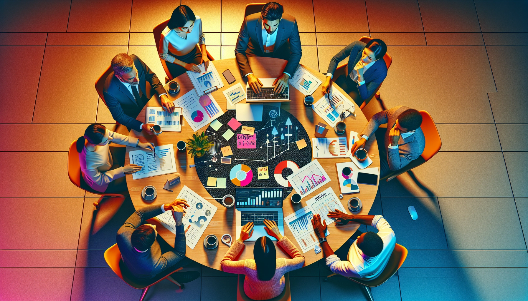 Équipe d'entreprise construisant une culture de prévision financière continue grâce aux outils Odoo