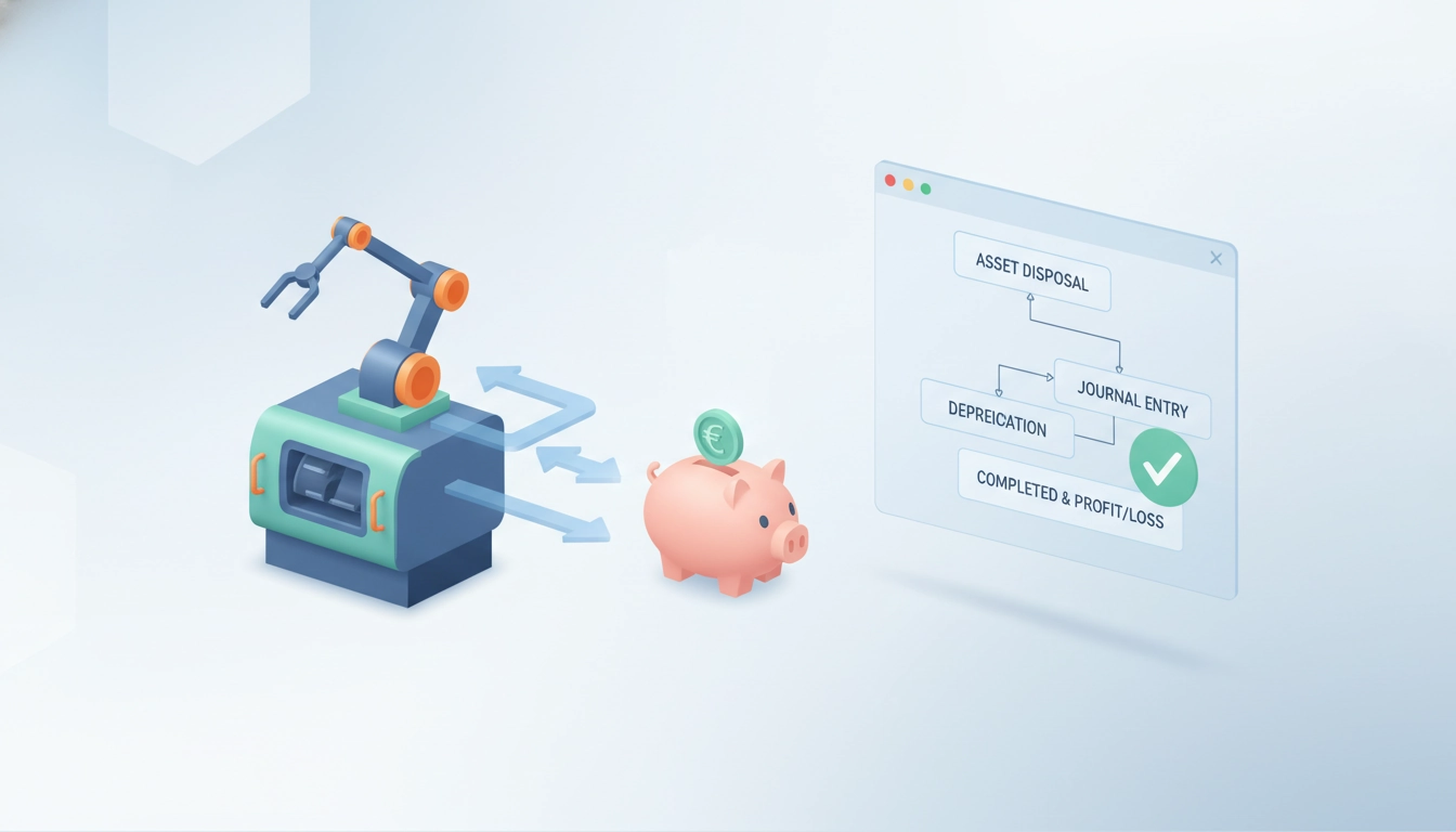 Interface de gestion pour la odoo comptabilisation cession immobilisation