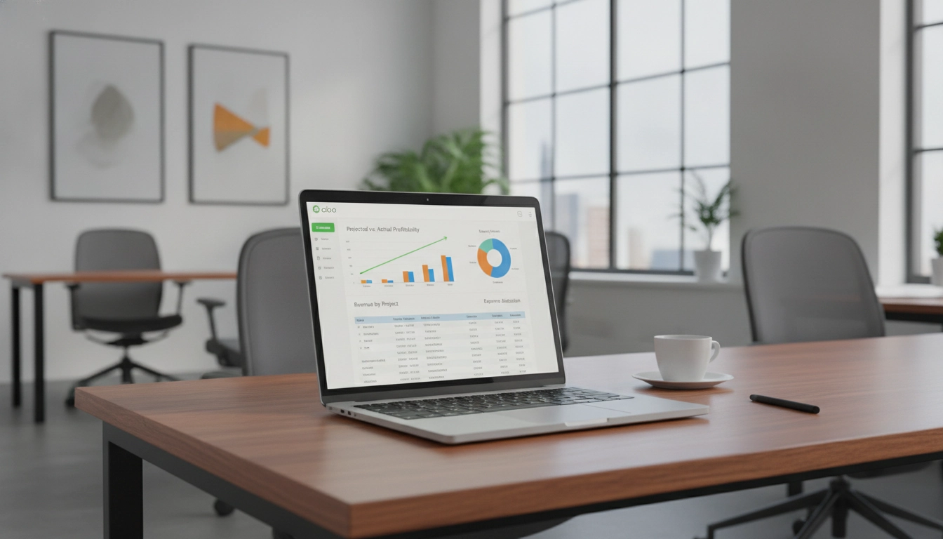 Expert utilisant Odoo pour optimiser analyse rentabilité projets Odoo comptes analytiques efficacement