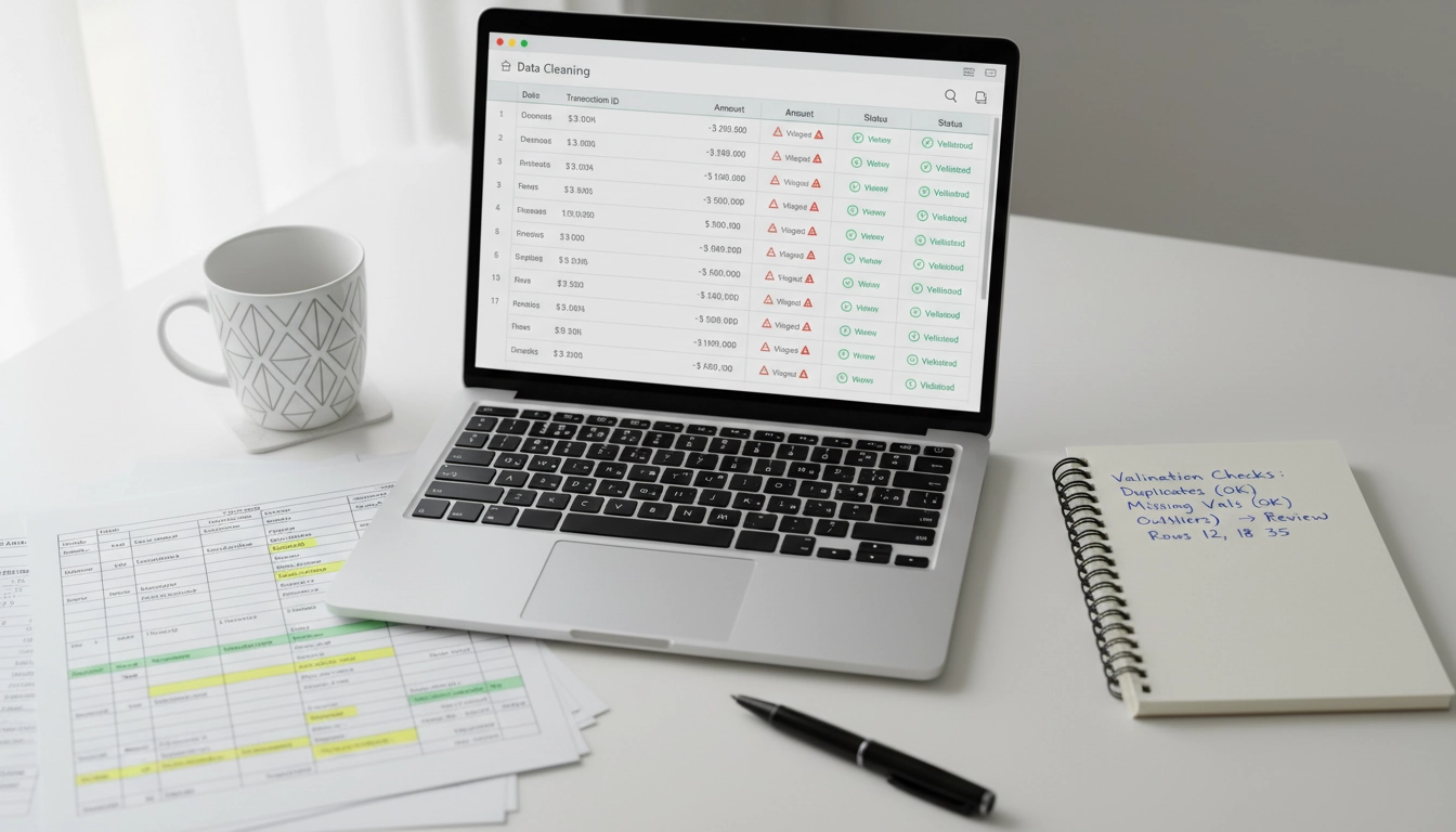 Processus de nettoyage et validation des données comptables avant migration vers Odoo