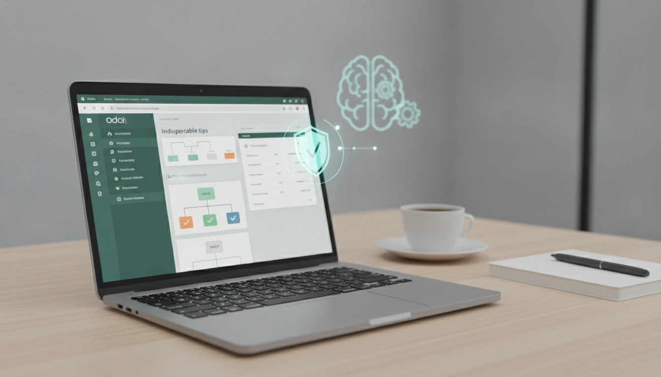 Tableau de bord financier pour prévenir les erreurs dans les flux comptables Odoo