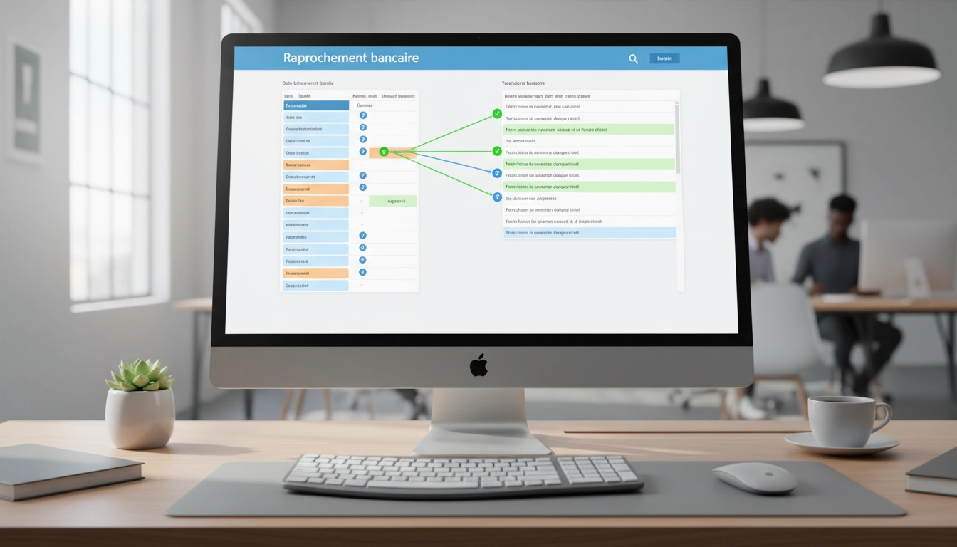 Tableau de bord de réconciliation bancaire Odoo affichant les transactions à rapprocher