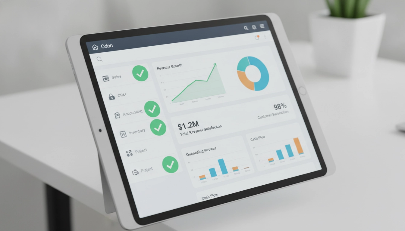 Interface Odoo optimisée pour une piste d'audit fiable et conforme